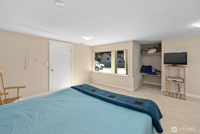 19529 Locust Way, Lynnwood, WA 98036 - carpeted bedroom featuring baseboards and electric panel