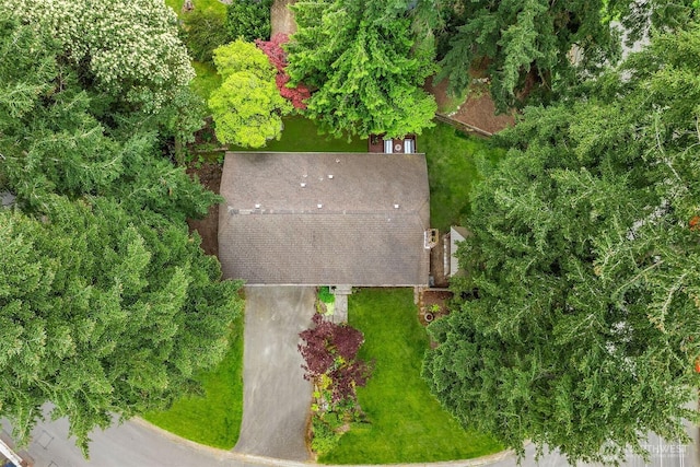view from above of property
