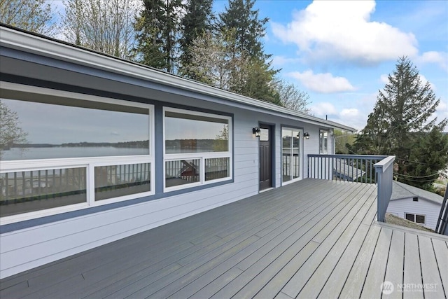9360 SE Southworth Dr, Port Orchard, WA 98366 - view of wooden terrace