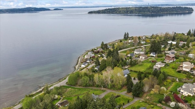 9360 SE Southworth Dr, Port Orchard, WA 98366 - bird's eye view featuring a residential view and a water view