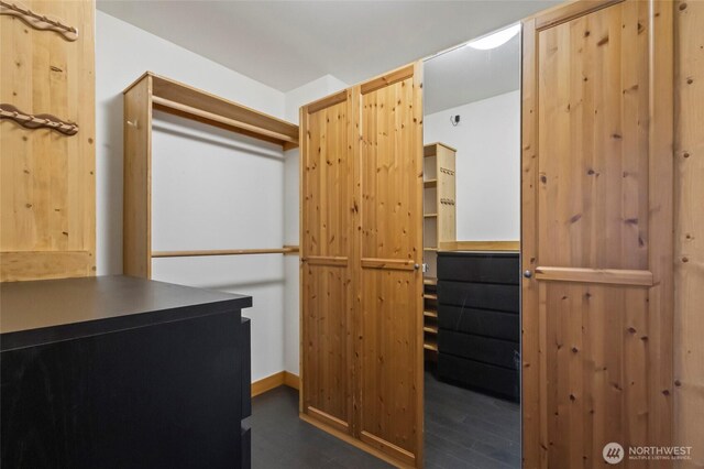 8996 Dearborn Ave, Blaine, WA 98230 - spacious closet featuring dark wood finished floors