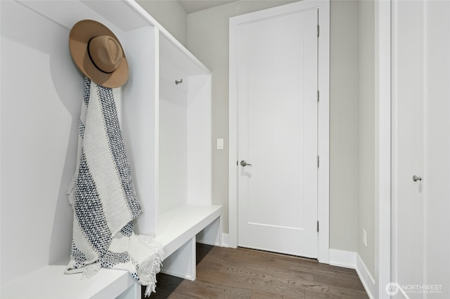 10284 133rd Ct NE, Redmond, WA 98033 - mudroom featuring wood finished floors and baseboards