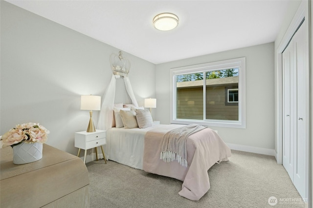 10284 133rd Ct NE, Redmond, WA 98033 - bedroom featuring carpet, a closet, and baseboards