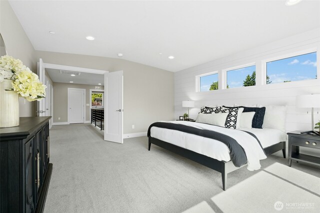10284 133rd Ct NE, Redmond, WA 98033 - bedroom featuring light colored carpet, baseboards, and recessed lighting