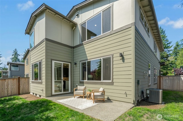 10284 133rd Ct NE, Redmond, WA 98033 - rear view of property featuring a patio area and central air condition unit