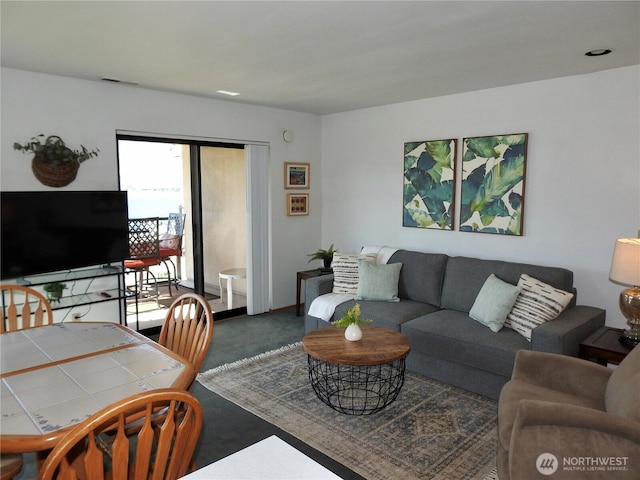 100 Lake Chelan Shores Dr Unit 18-9, Chelan, WA 98816 - view of carpeted living room