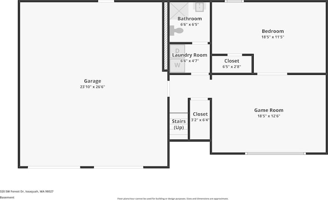 320 SW Forest Dr, Issaquah, WA 98027 - room layout