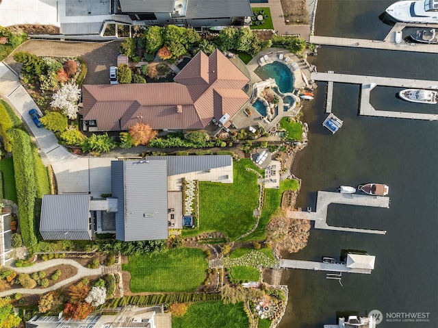 drone / aerial view
