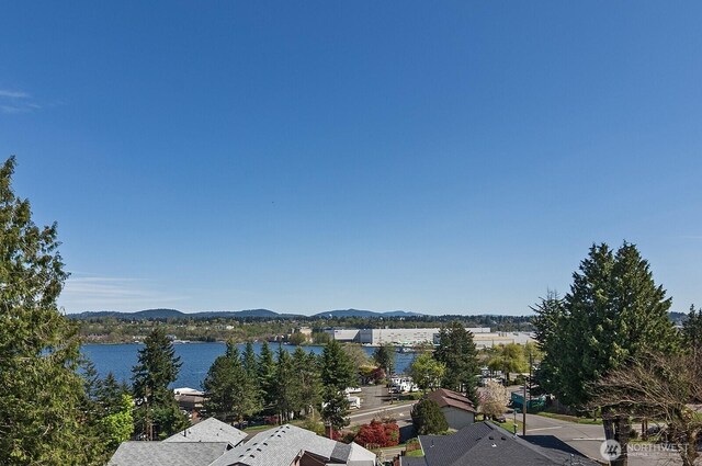 8536 S 114th St, Seattle, WA 98178 - property view of water featuring a mountain view