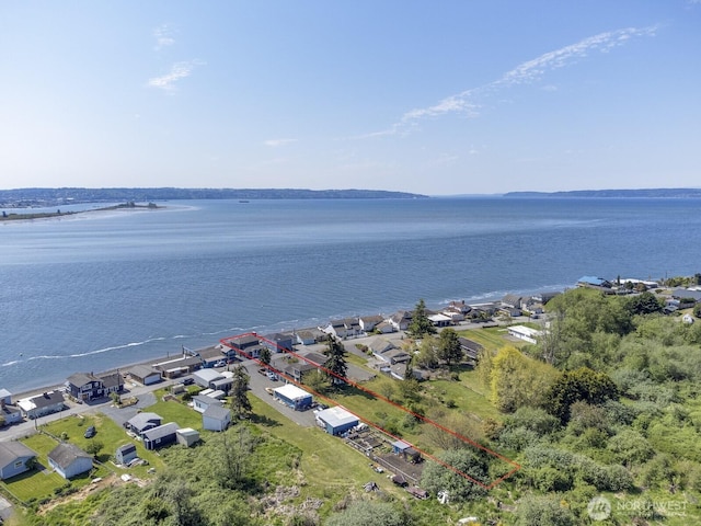 200 Priest Point Dr NE, Tulalip, WA 98271 - bird's eye view with a water view and a residential view