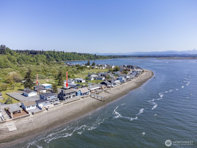 200 Priest Point Dr NE, Tulalip, WA 98271 - aerial view featuring a water and mountain view