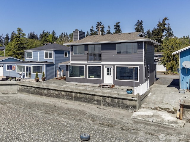 200 Priest Point Dr NE, Tulalip, WA 98271 - view of front of property with a chimney and entry steps