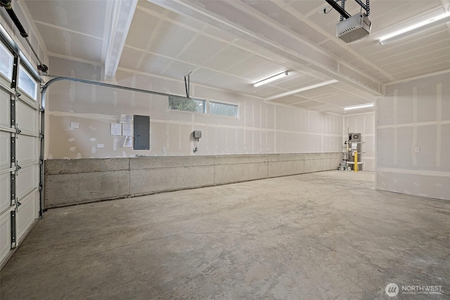 3711 S 349th Pl, Auburn, WA 98001 - garage with a garage door opener and electric panel