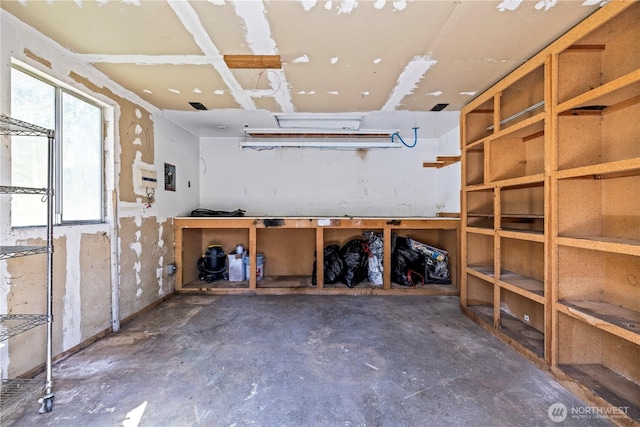 view of storage area