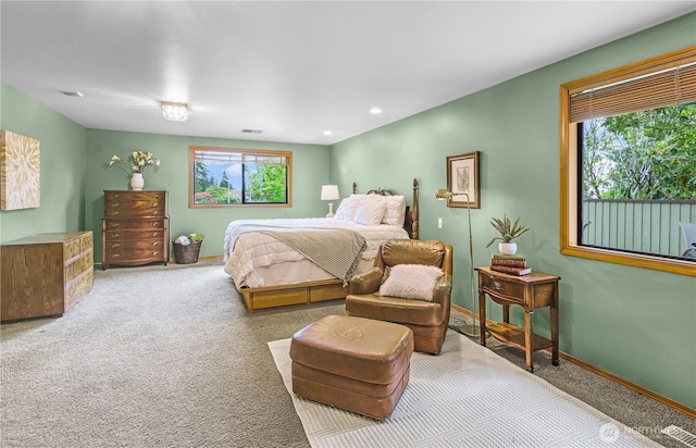 806 Alpine Dr, Everett, WA 98203 - carpeted bedroom featuring multiple windows and baseboards