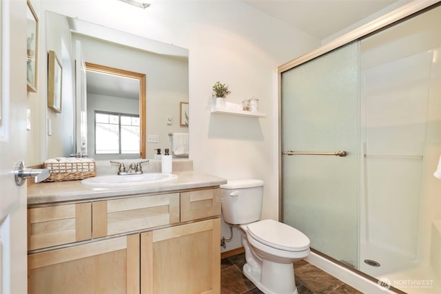 382 NE Ohenry Ct, Poulsbo, WA 98370 - full bath with toilet, vanity, and a stall shower