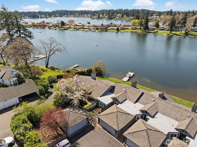 7340 Steilacoom Blvd SW, Lakewood, WA 98499 - drone / aerial view with a water view