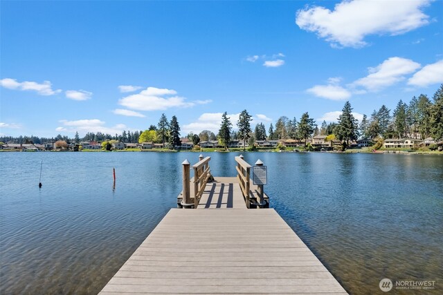7340 Steilacoom Blvd SW, Lakewood, WA 98499 - dock area featuring a water view