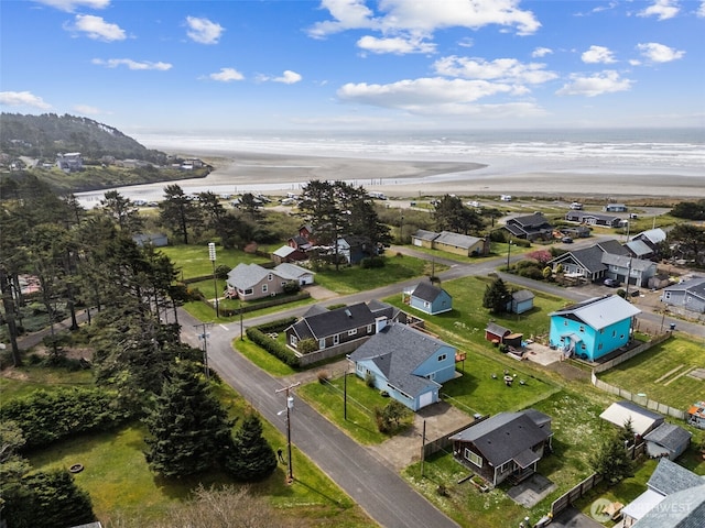 34 4th St S, Pacific Beach, WA 98571 - bird's eye view with a residential view and a water view