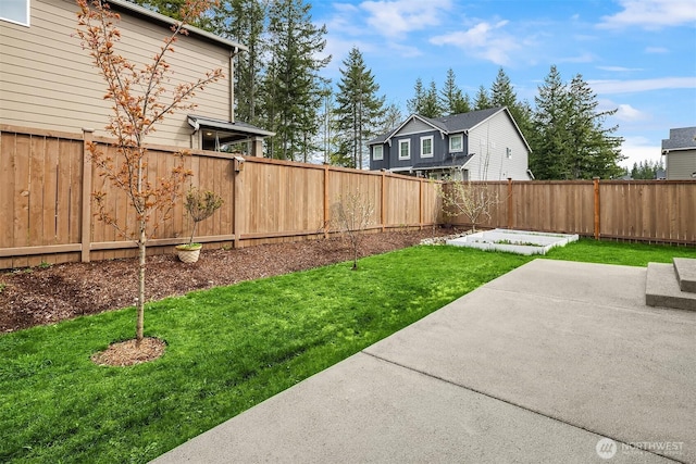 19815 152nd Street Ct E, Bonney Lake, WA 98391 - view of yard with a fenced backyard and a patio area