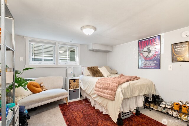 5019 17th Ave NE, Seattle, WA 98105 - bedroom featuring dark colored carpet