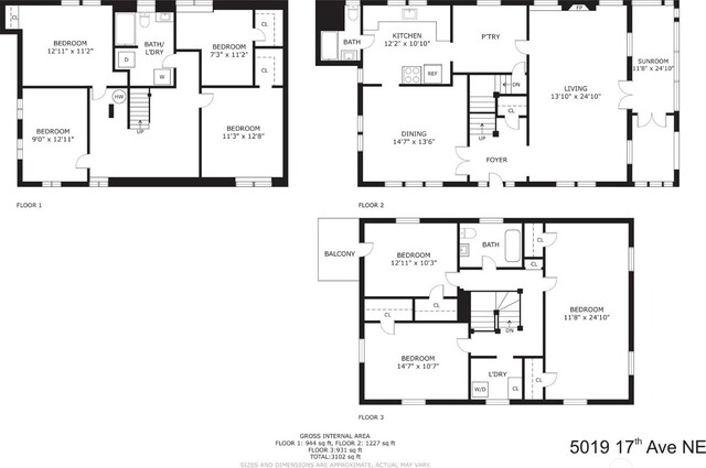 5019 17th Ave NE, Seattle, WA 98105 - plan