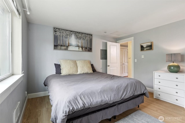 300 N 130th St Unit 8302, Seattle, WA 98133 - bedroom featuring wood finished floors, baseboards, and multiple windows