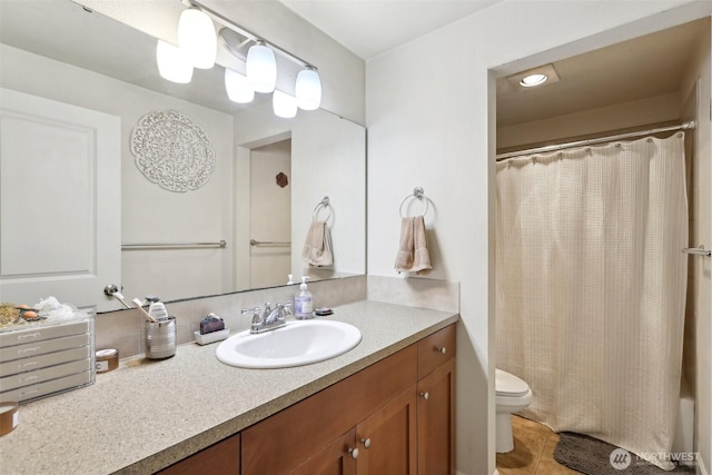 300 N 130th St Unit 8302, Seattle, WA 98133 - bathroom featuring toilet, vanity, and tile patterned flooring