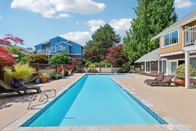 300 N 130th St Unit 8302, Seattle, WA 98133 - view of pool with fence and a patio area