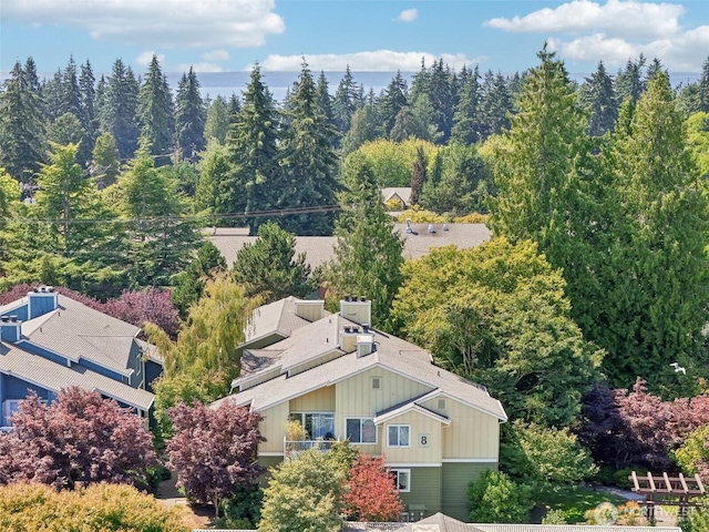 300 N 130th St Unit 8302, Seattle, WA 98133 - view from above of property featuring a heavily wooded area