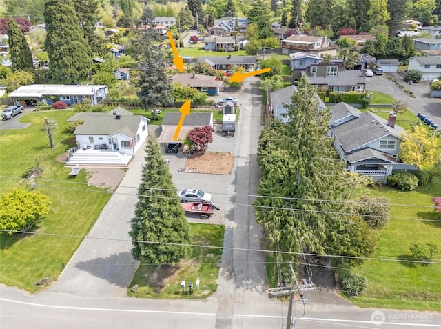 22332 10th Ave S, Des Moines, WA 98198 - aerial perspective of suburban area