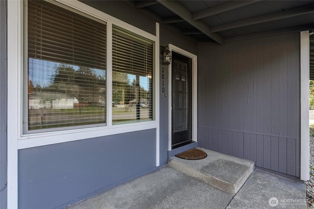 view of entrance to property