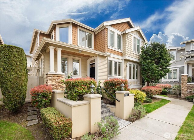 7018 117th Pl NE, Kirkland, WA 98033 - craftsman inspired home featuring fence