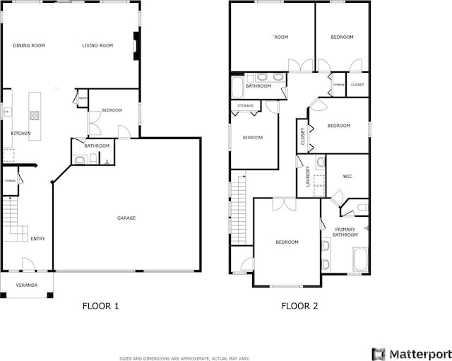 15376 200th Ave E, Bonney Lake, WA 98391 - floor plan