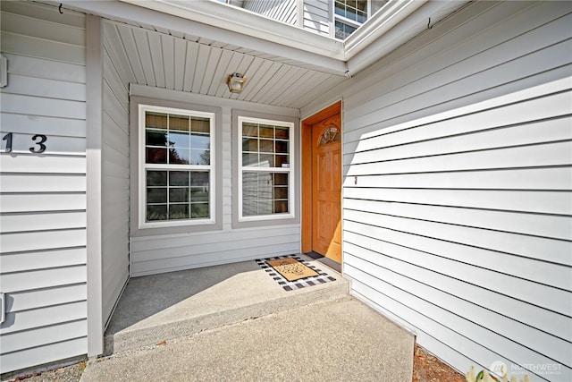 view of entrance to property