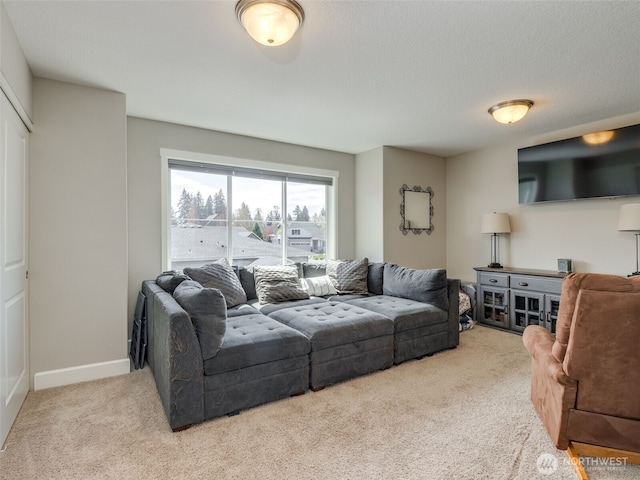 4206 NE 132nd St, Vancouver, WA 98686 - carpeted living area with baseboards