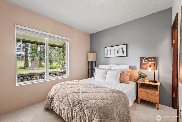 bedroom with carpet flooring