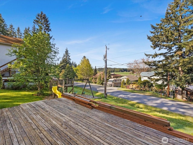5255 Apollo Rd, Langley, WA 98260 - wooden deck with a lawn