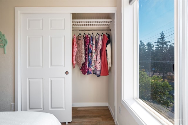 view of closet