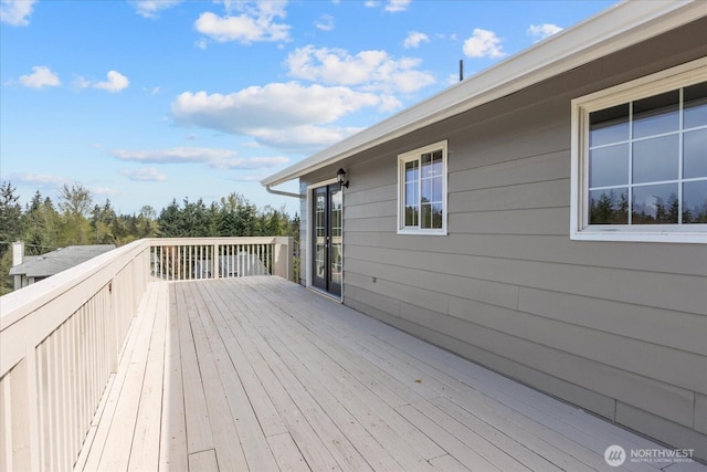 view of deck