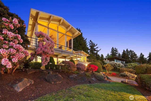view of side of home