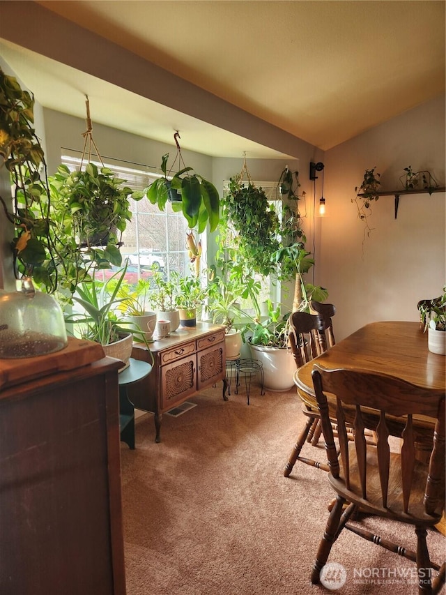 9244 Carys St SE, Yelm, WA 98597 - dining area featuring carpet flooring