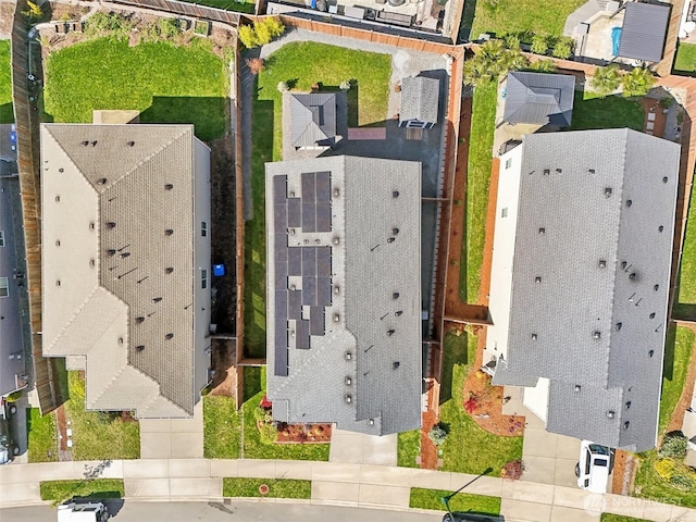 drone / aerial view featuring a residential view