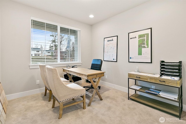 14232 SE 284th Pl, Kent, WA 98042 - office featuring baseboards and light colored carpet