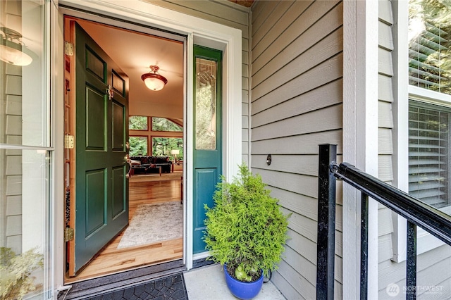 view of entrance to property