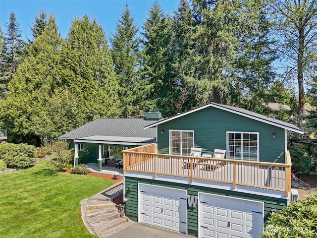 24264 133rd Ave SE, Kent, WA 98042 - view of front of property featuring an attached garage and a front lawn