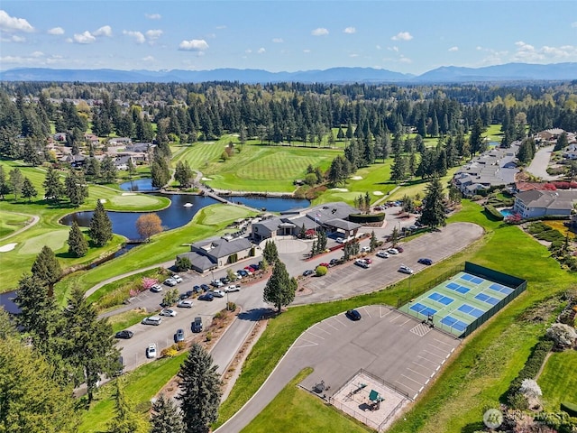 24264 133rd Ave SE, Kent, WA 98042 - aerial view with a view of trees, a water view, and golf course view