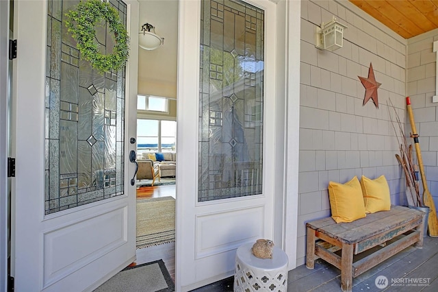 view of doorway