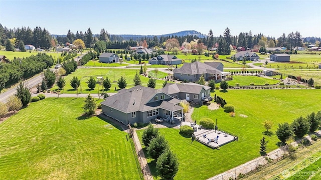 bird's eye view featuring a residential view