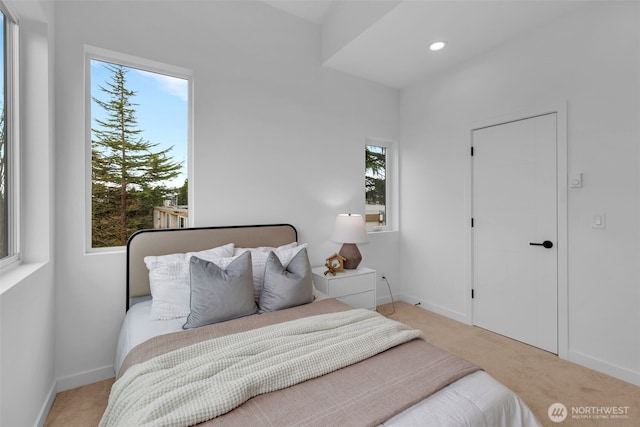 431 19th Ave E, Seattle, WA 98112 - bedroom with carpet floors, baseboards, and recessed lighting